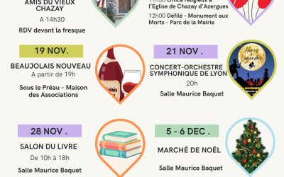 Prochains évènements…