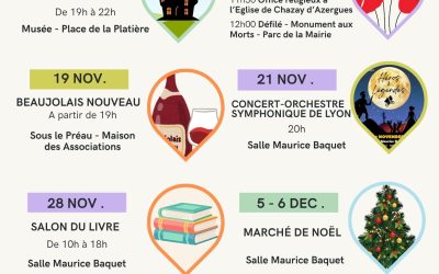 Prochains évènements…
